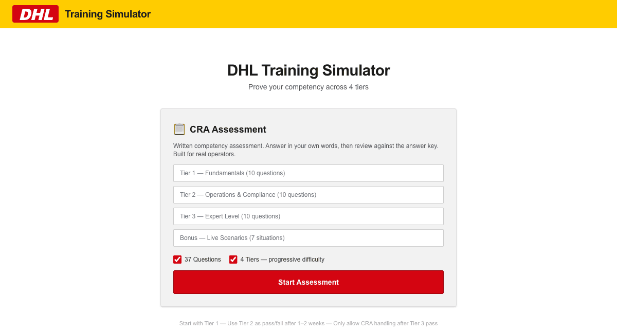 DHL Training