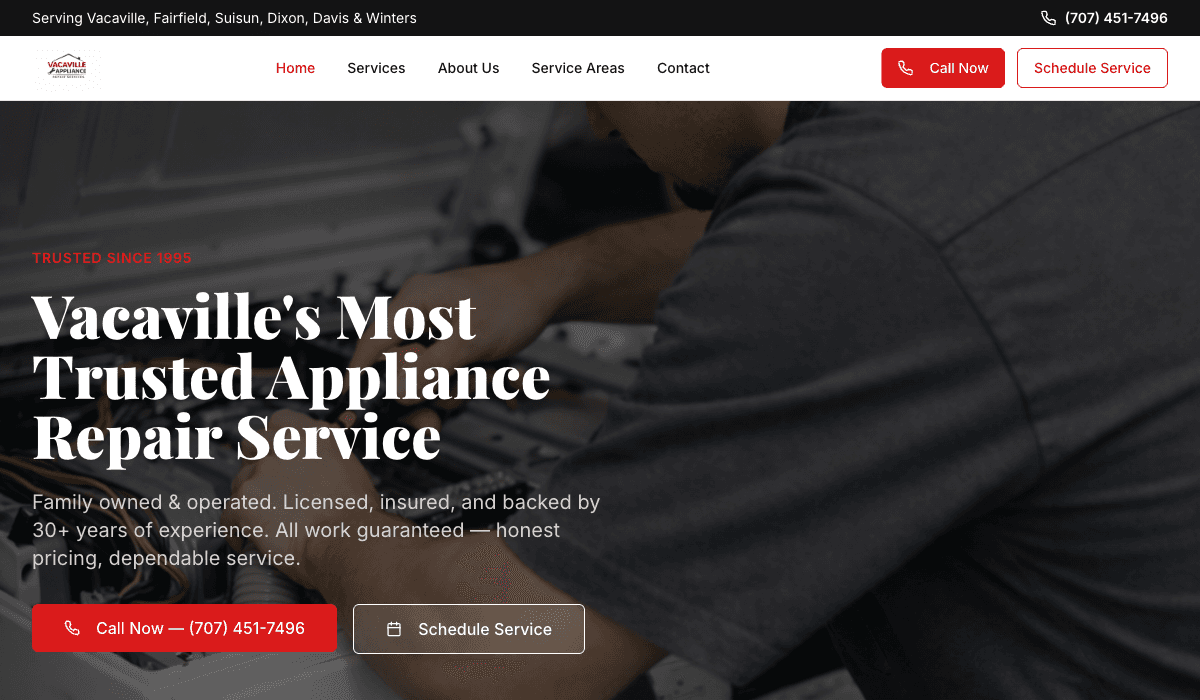 Vacaville Appliance
